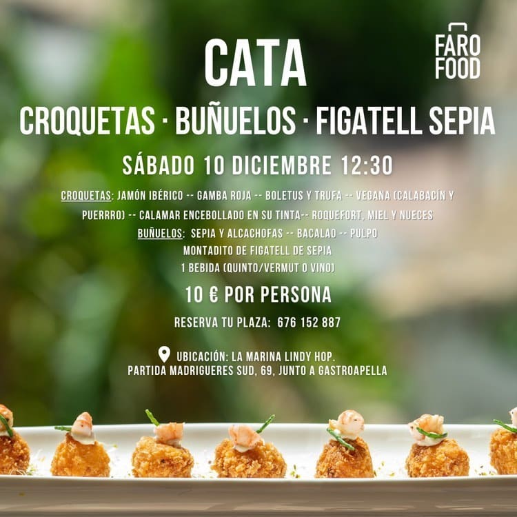 Cata de croquetas Faro Food
