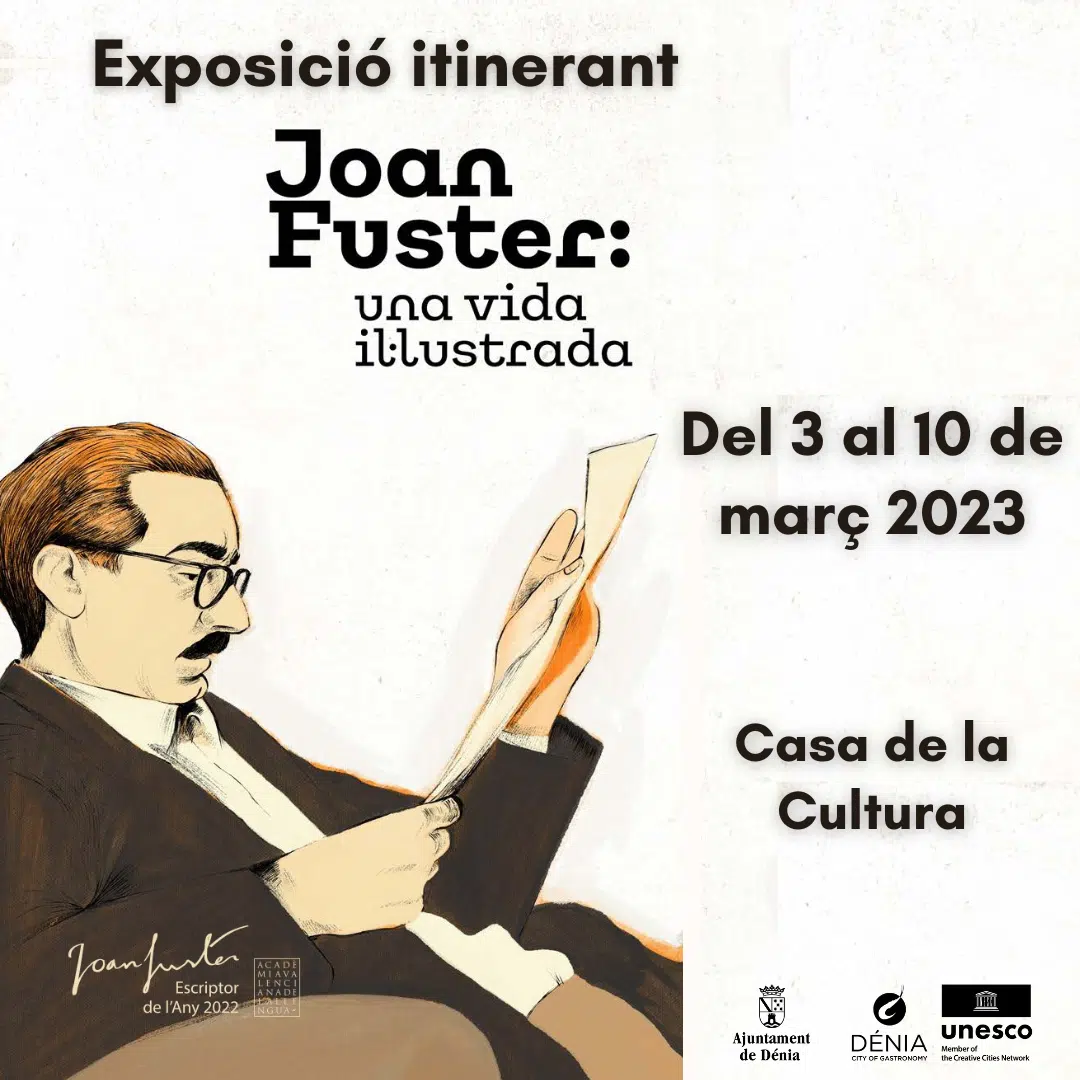 Exposició itinerant JOAN FUSTER, UNA VIDA IL·LUSTRADA