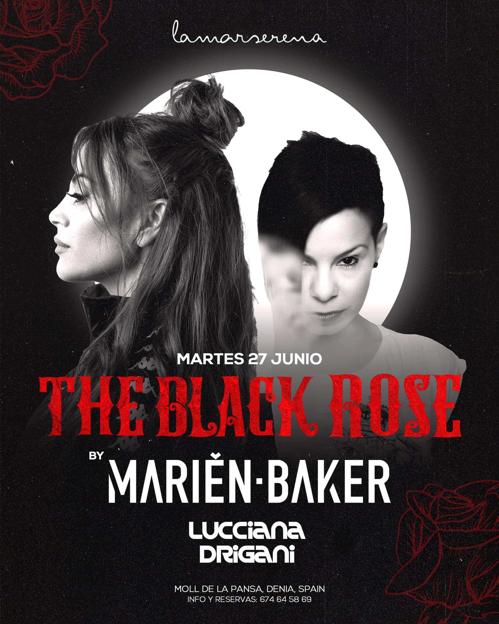 Martes con The Black Rose en La Mar Serena