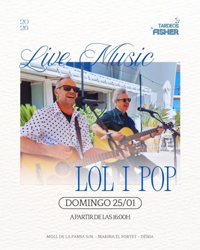 Concierto en vivo en Marina el Portet Dénia