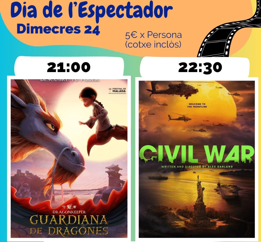 Autocine: día del espectador denia 23042024