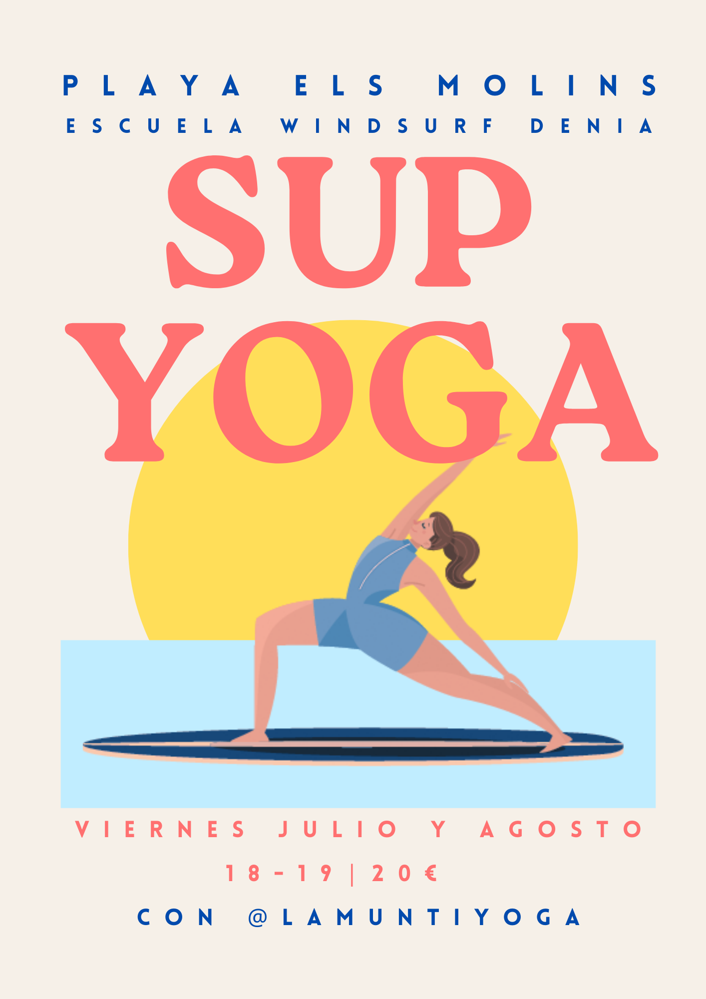 SUP Yoga en Els Molins