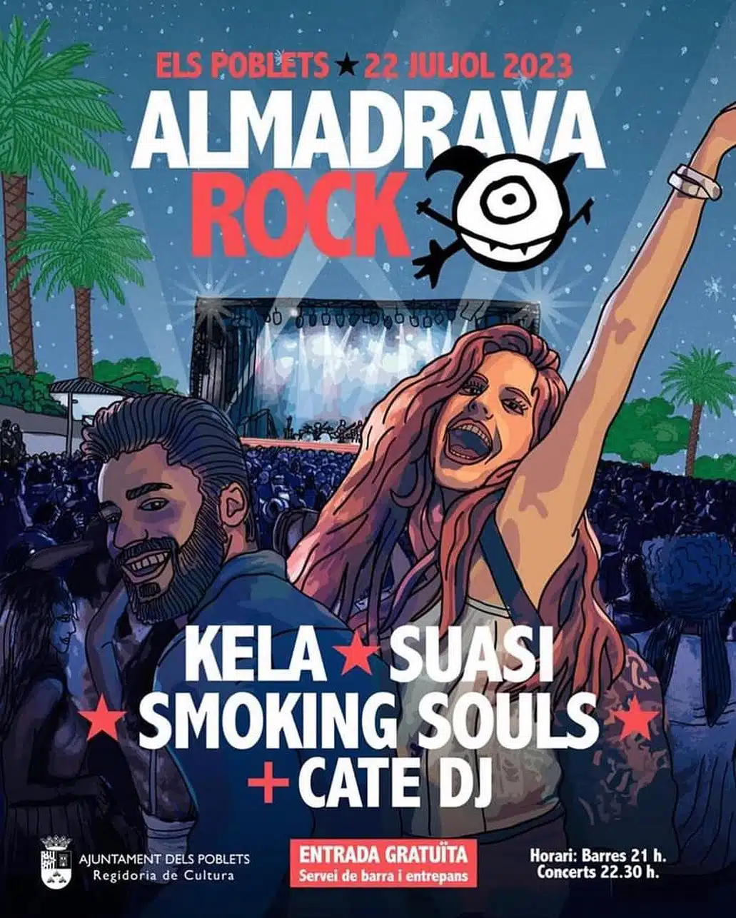 ALMADRAVA ROCK 2023: SMOKING SOULS + KELA