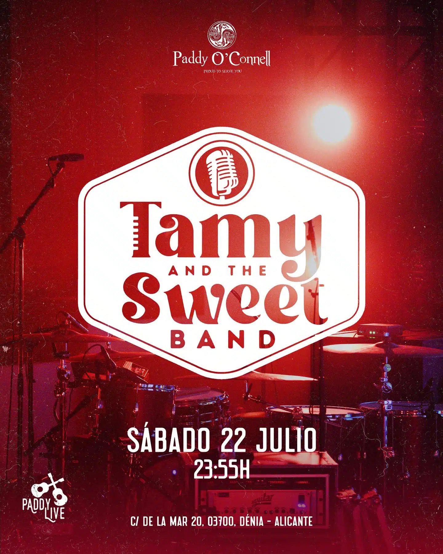 Tamy & the sweet band en el Paddy 22