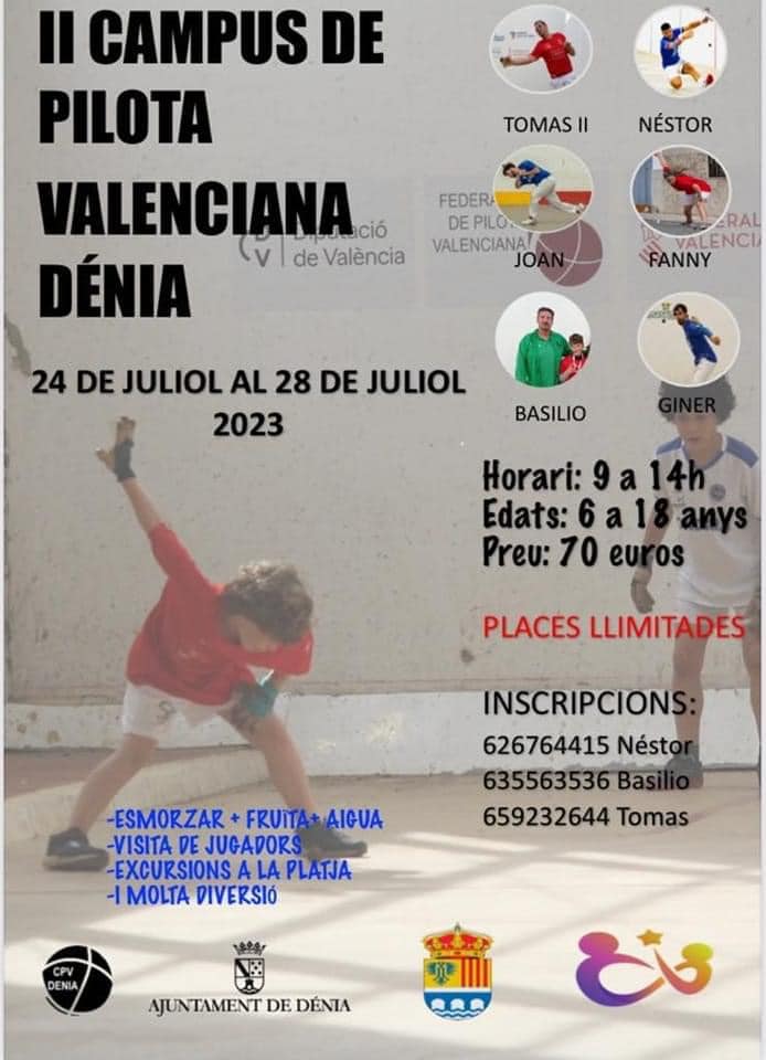 II Campus de Pilota Valenciana de Dénia