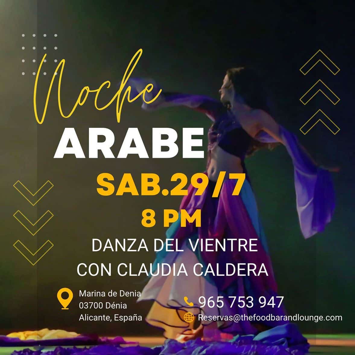 Noche árabe en F&L