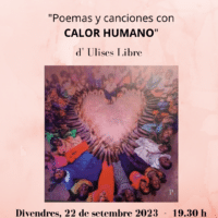 Presentación del libro POEMAS Y CANCIONES CON CALOR HUMANO