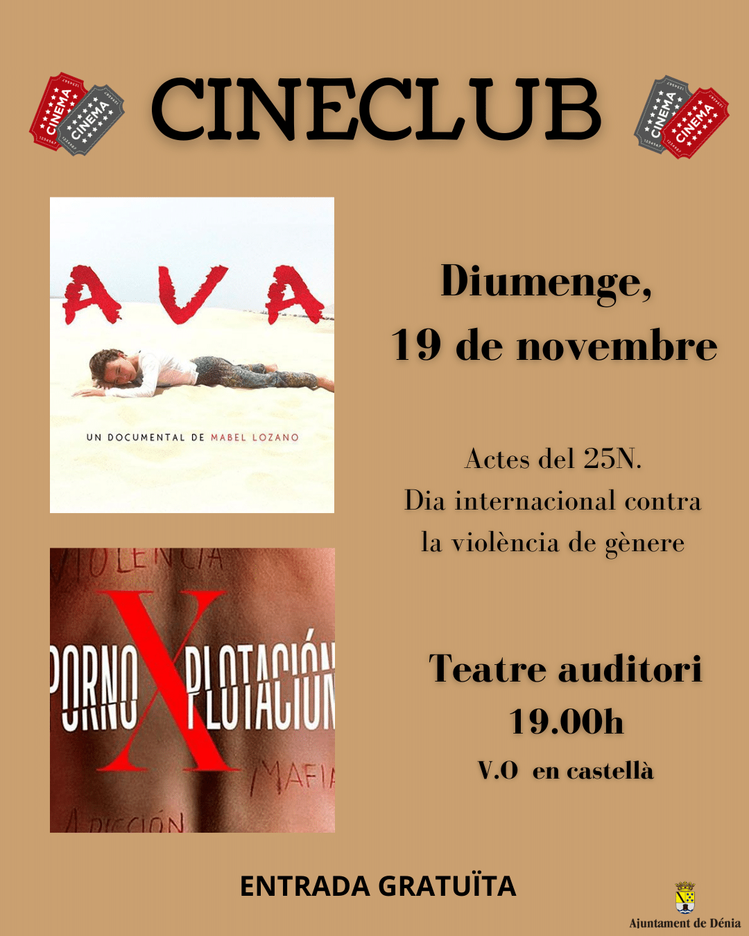 Cineclub: doble proyección