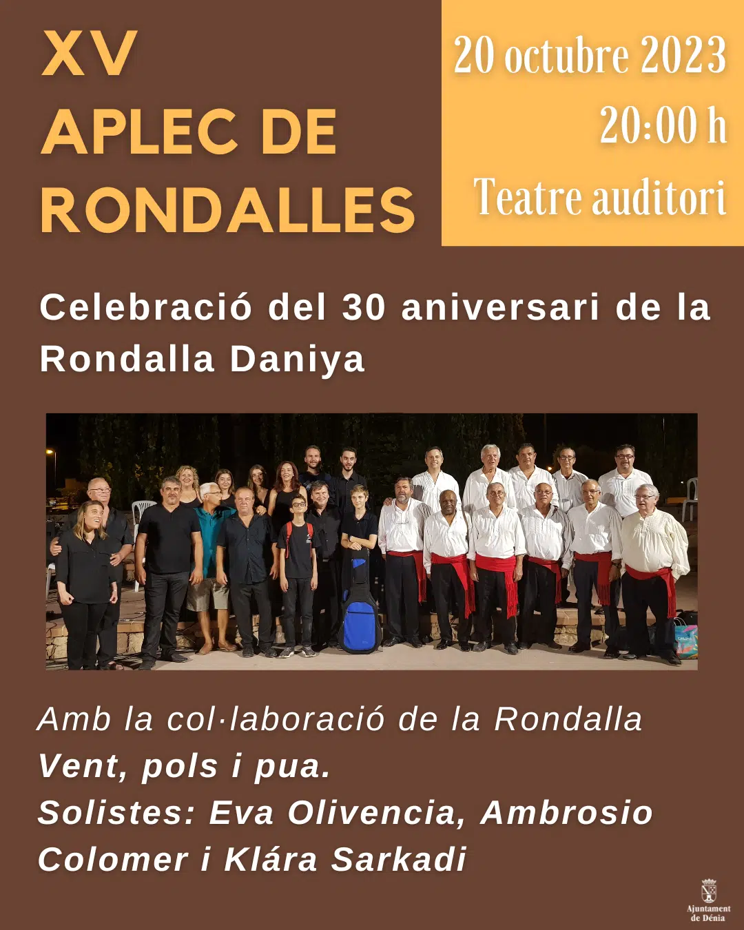 XV APLEC DE RONDALLES