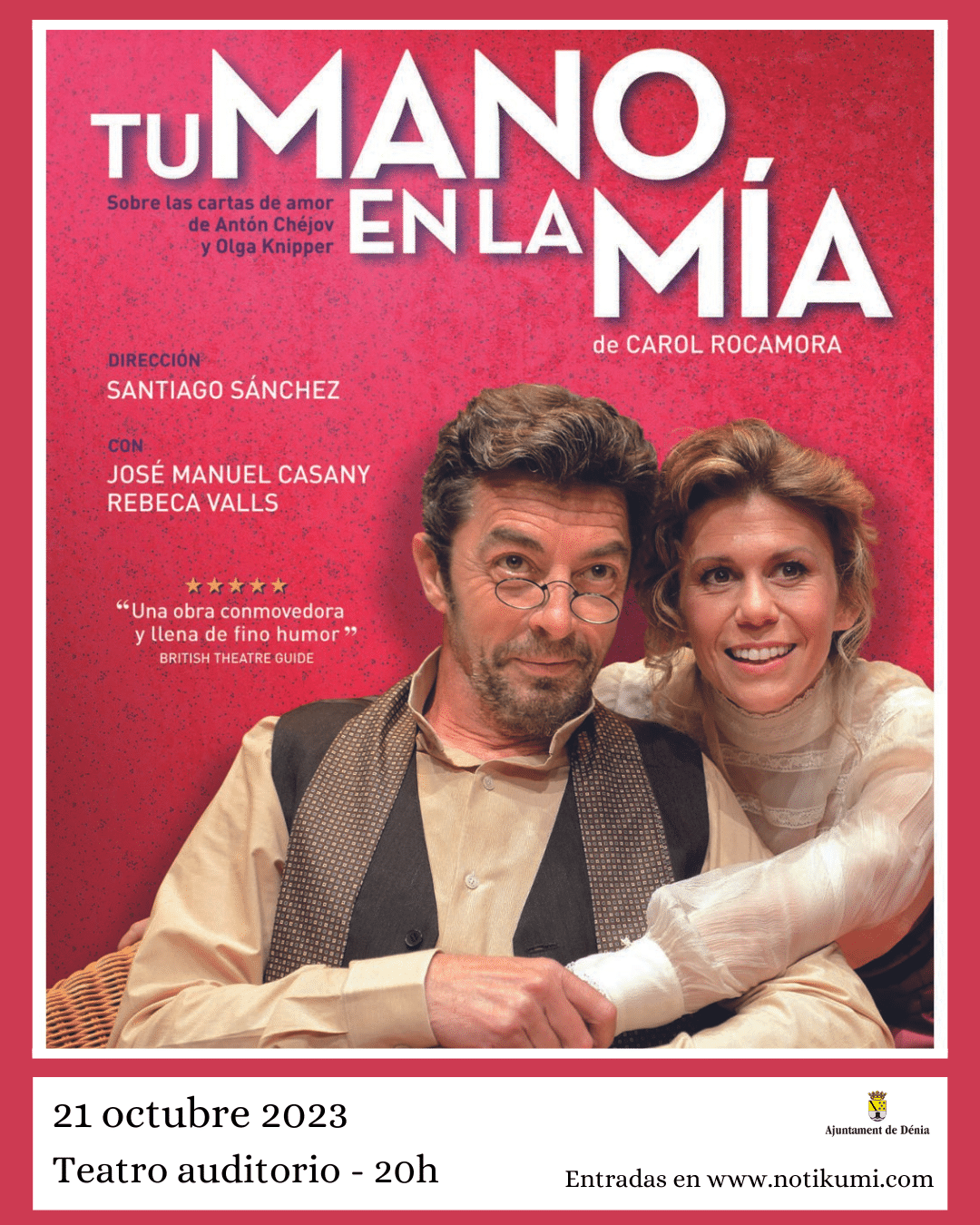 Teatro: TU MANO EN LA MÍA