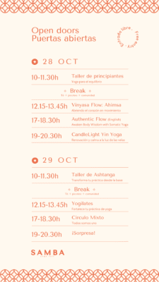 Puertas Abiertas Samba Yoga Loft