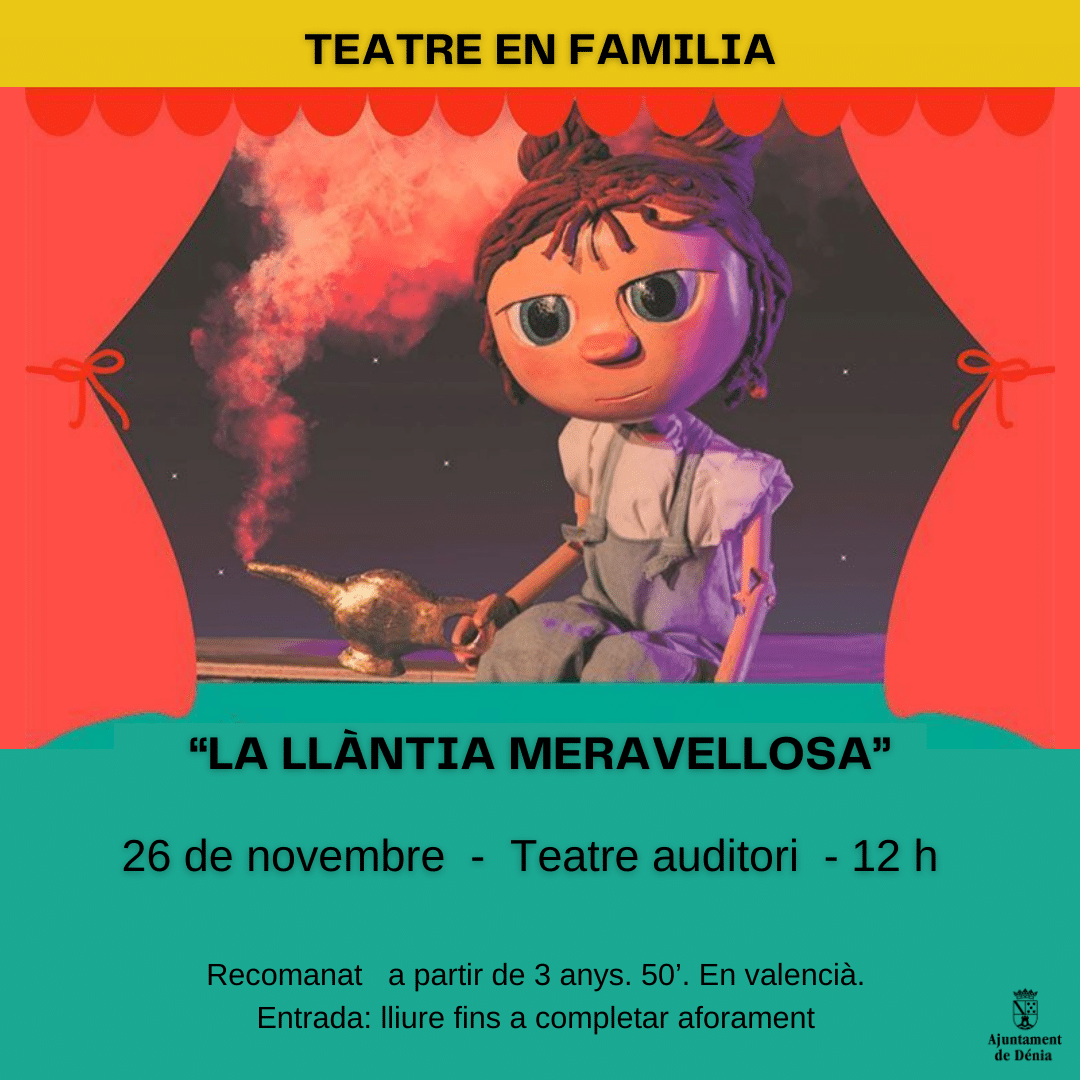 Teatro en familia: LA LLÀNTIA MERAVELLOSA