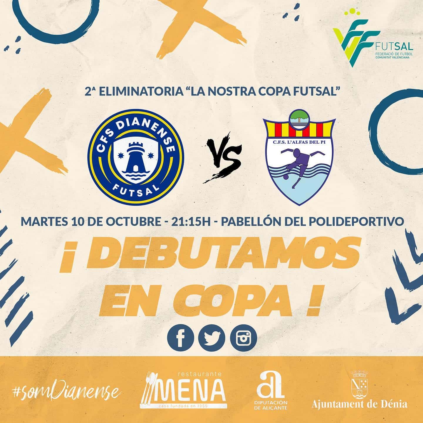 la Nostra Copa Futsal: Dianense vs C.F.S. L’Alfàs del Pi