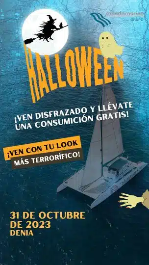 Halloween en catamaran