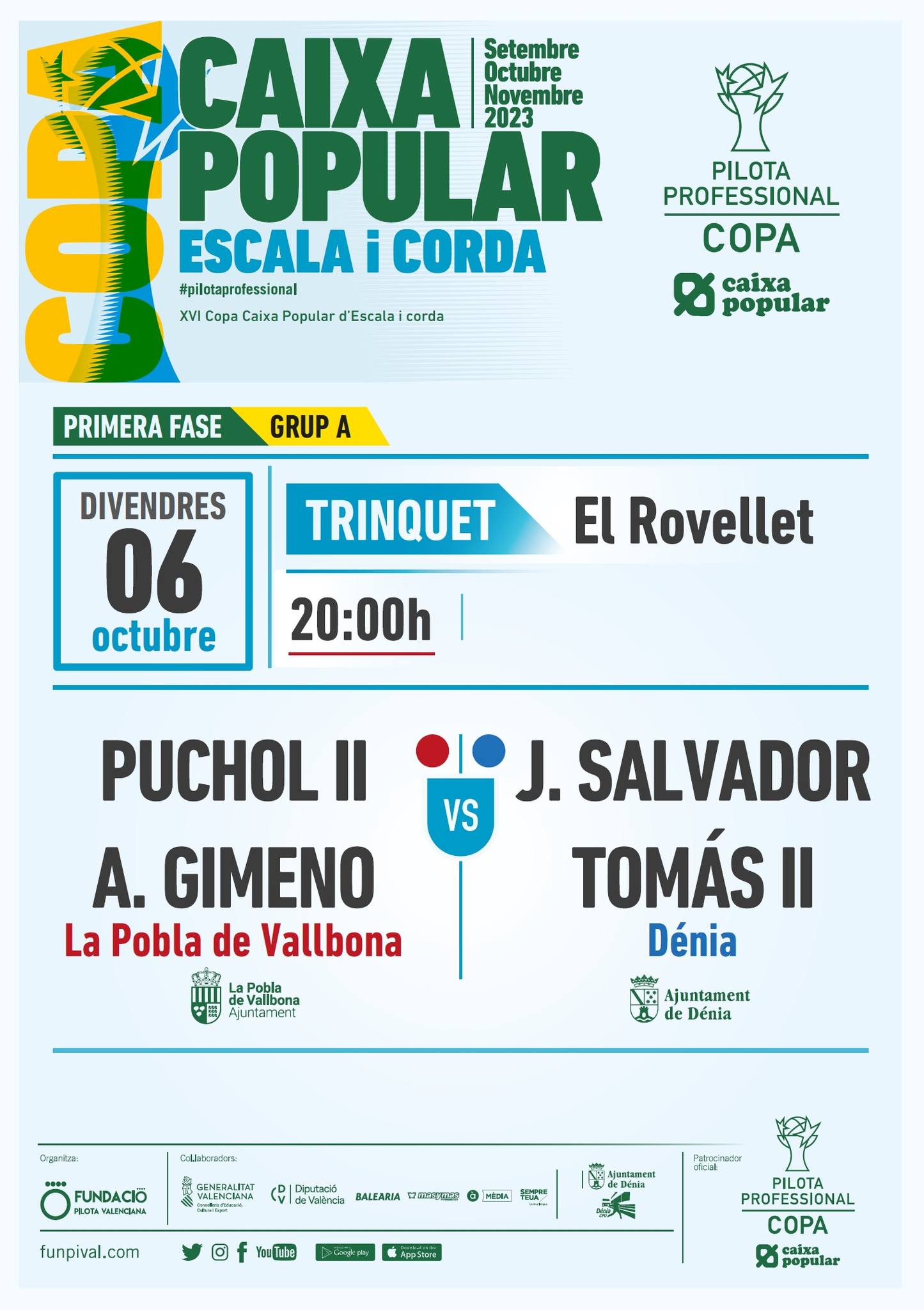 Escala i Corda 1ra fase XVI Copa Caixa Popular.