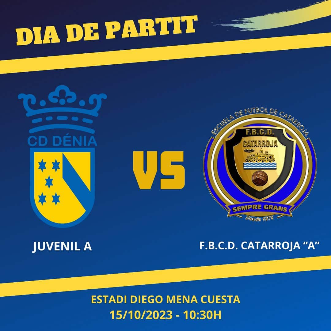 Fútbol: Juvenil A VS F.B.C.D. Catarroja “A”