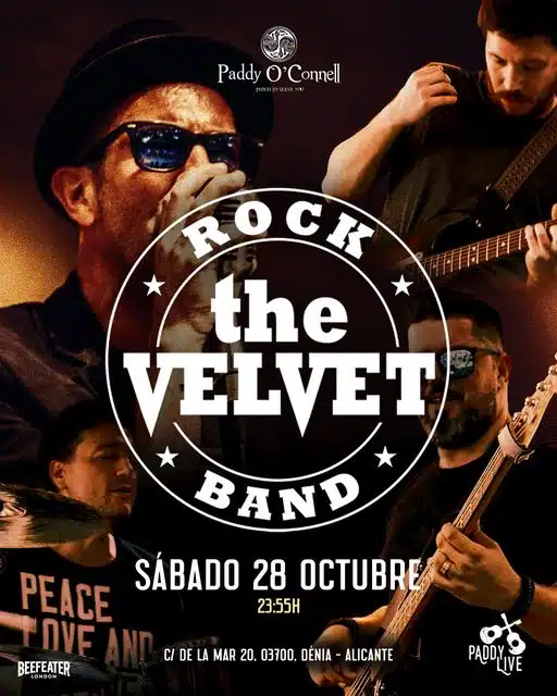 Concierto: The Velvet Rock band