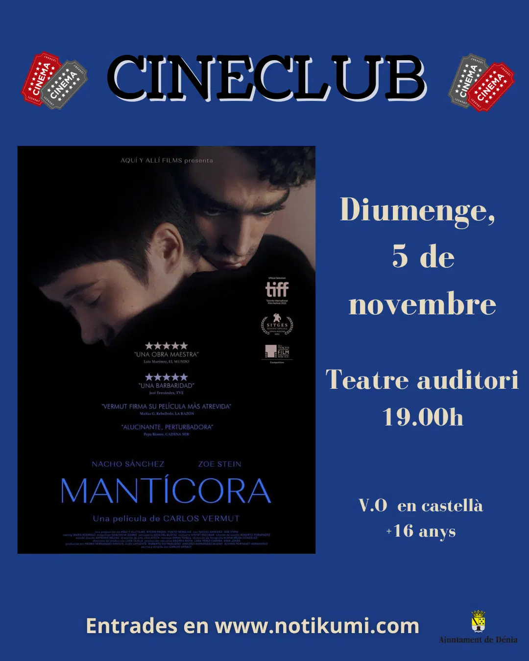 Cineclub: Mantícora