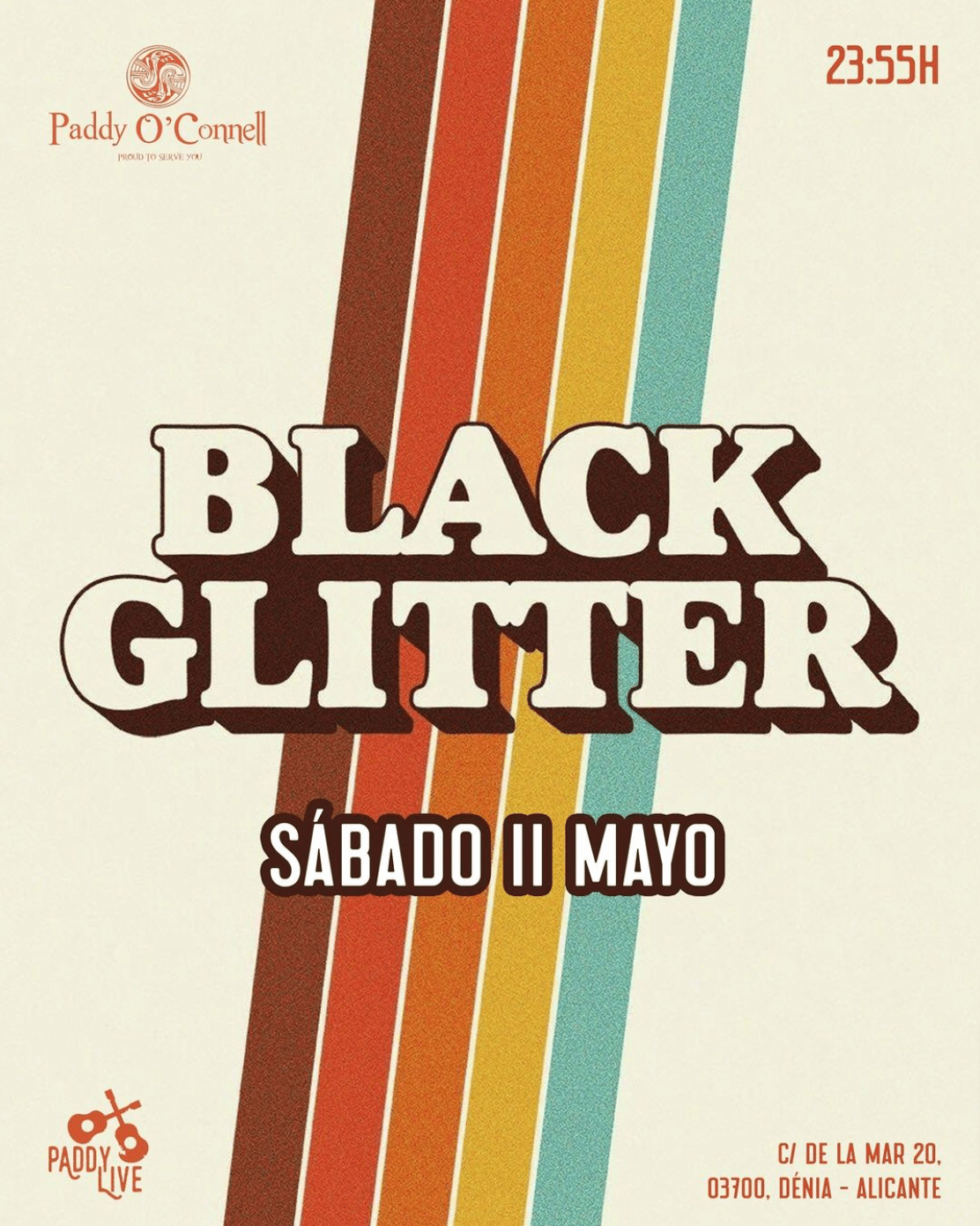 black glitter paddy denia 11052024