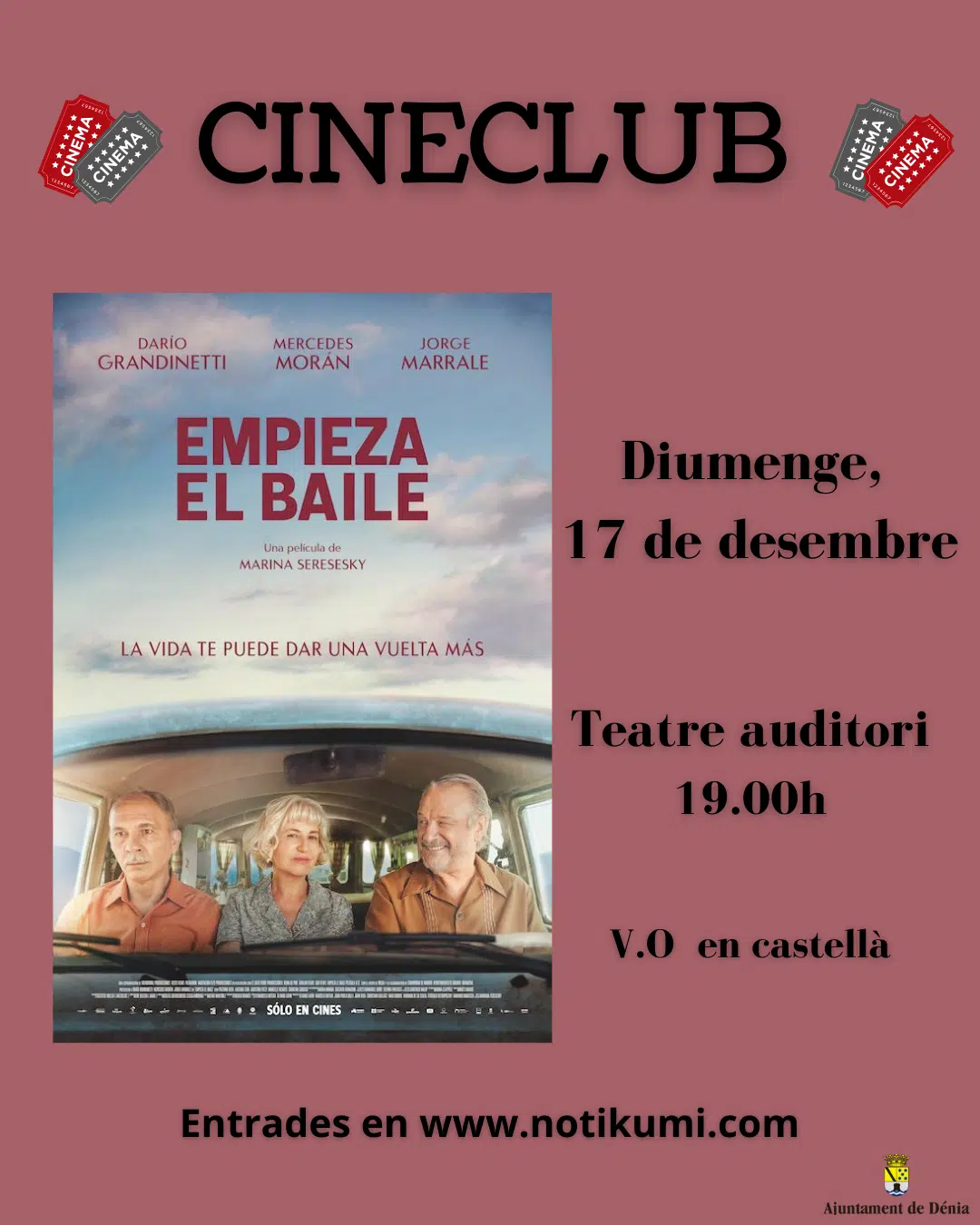 Cineclub: EMPIEZA EL BAILE