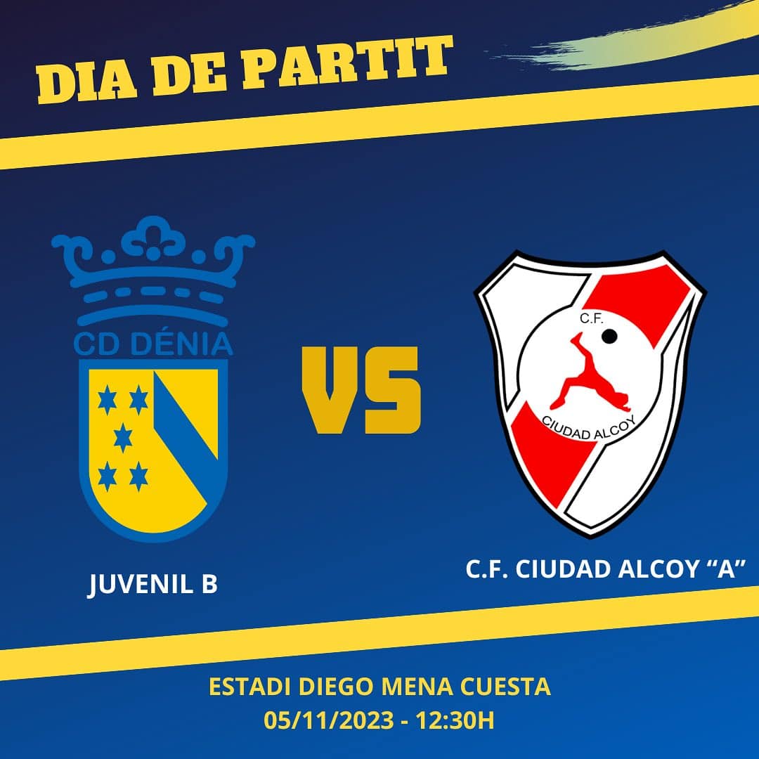 Fútbol: Juvenil B VS C.F. Ciudad Alcoy “A