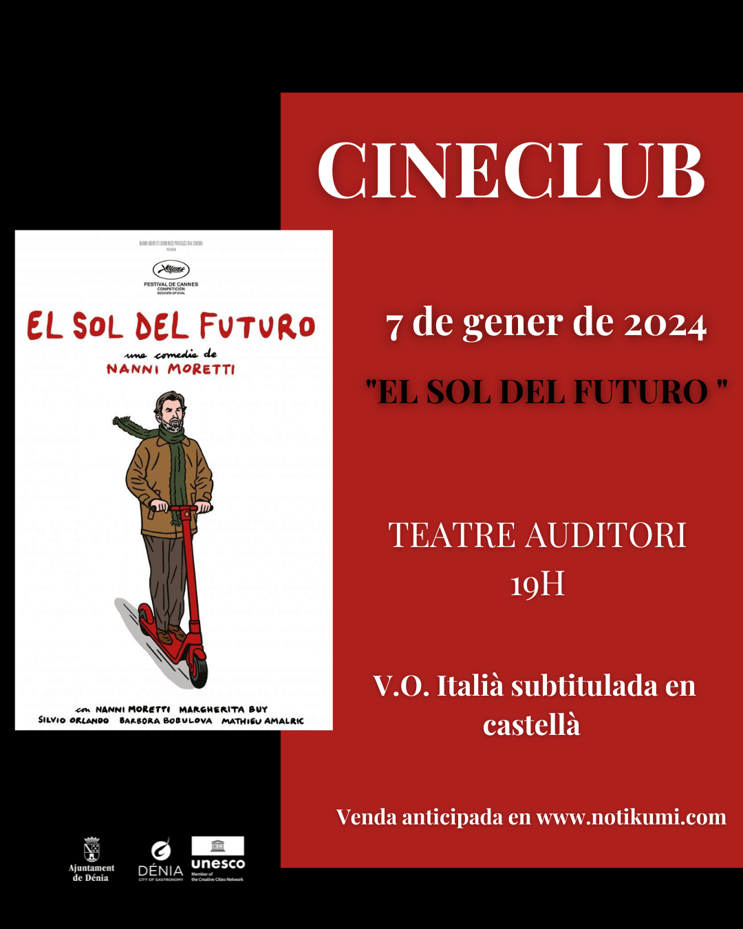 Cineclub: EL SOL DEL FUTURO