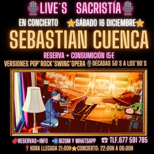 Concierto: SEBASTIÁN CUENCA