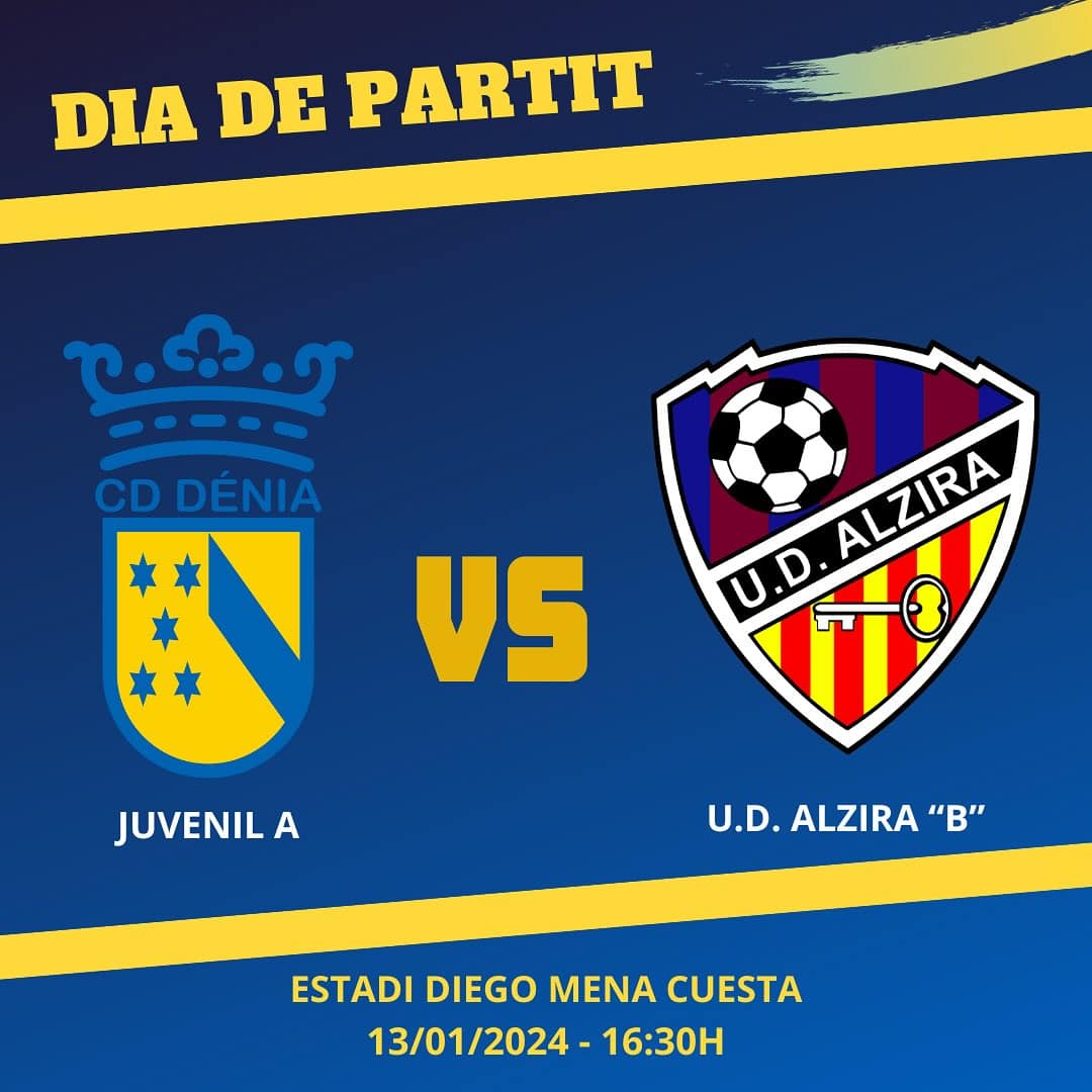 Fútbol: Juvenil A VS U.D. Alzira “B”