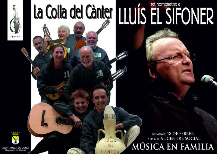 LA COLLA DEL CÀNTER Rinde homenaje a “LLUIS EL SIFONER”