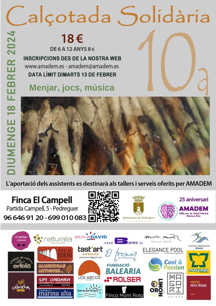 X CALÇOTADA SOLIDARIA DE AMADEM