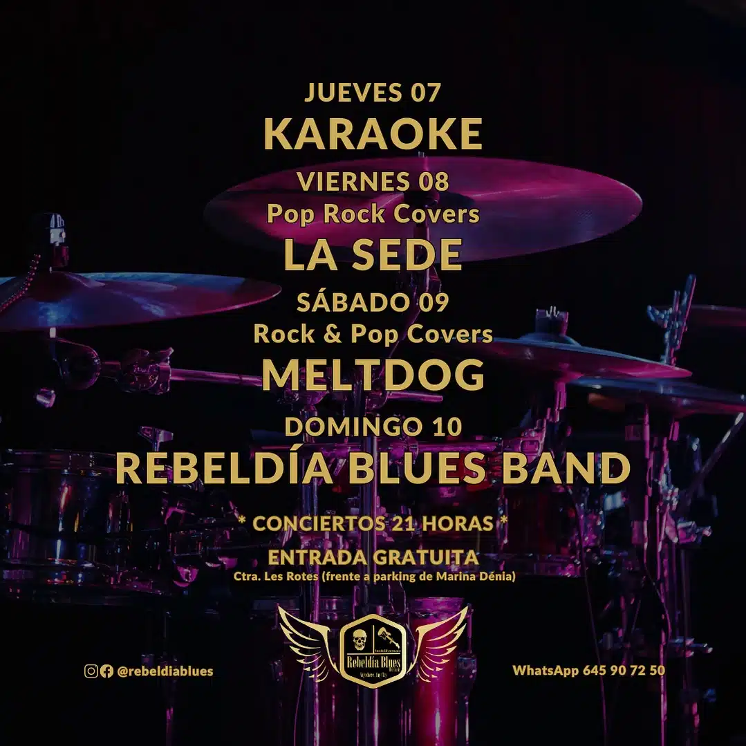 Concierto de Viernes en Rebeldía Blues 07032024