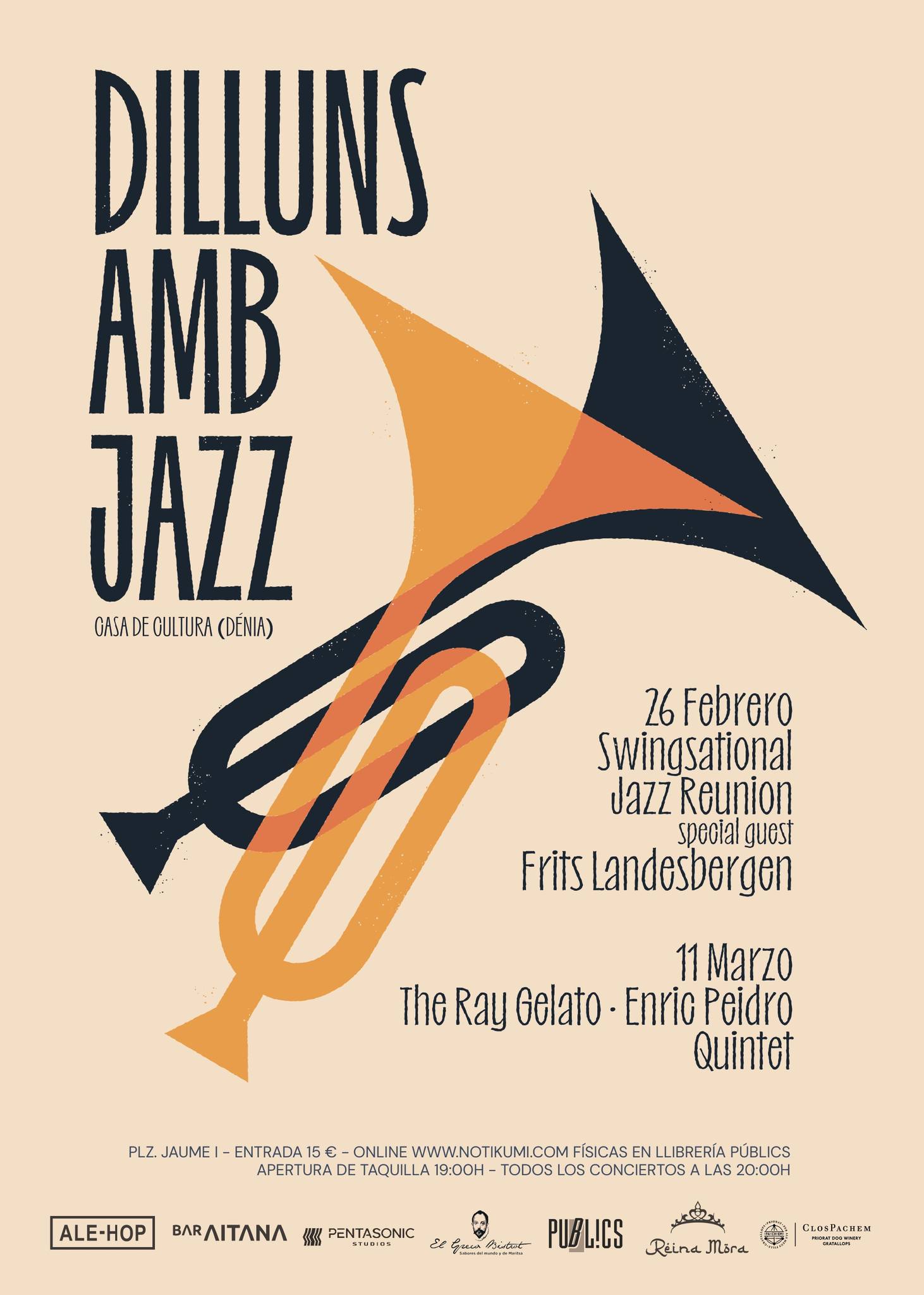 Dilluns amb Jazz: Ray Gelato y Enric Peidro