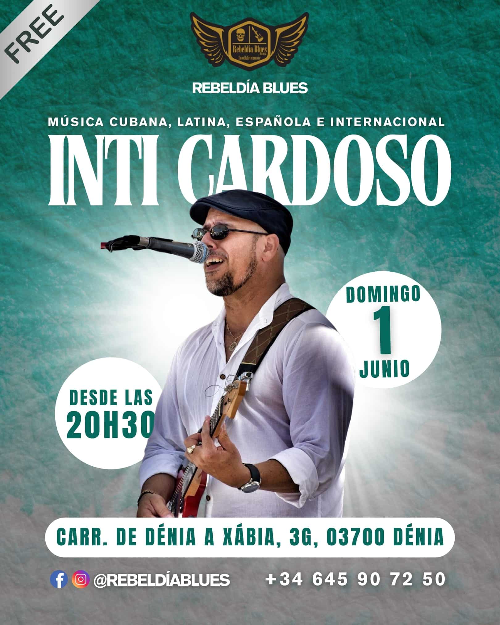 Concierto de música latina gratis en Denia.