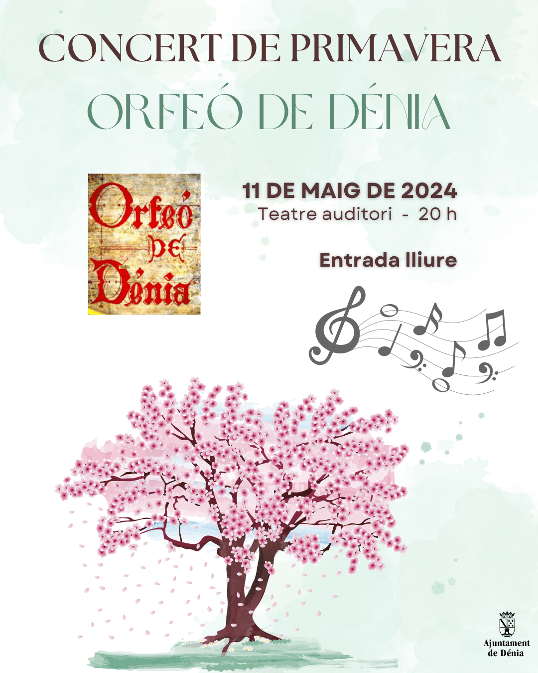 CONCIERTO DE PRIMAVERA: ORFEÓ DE DÉNIA