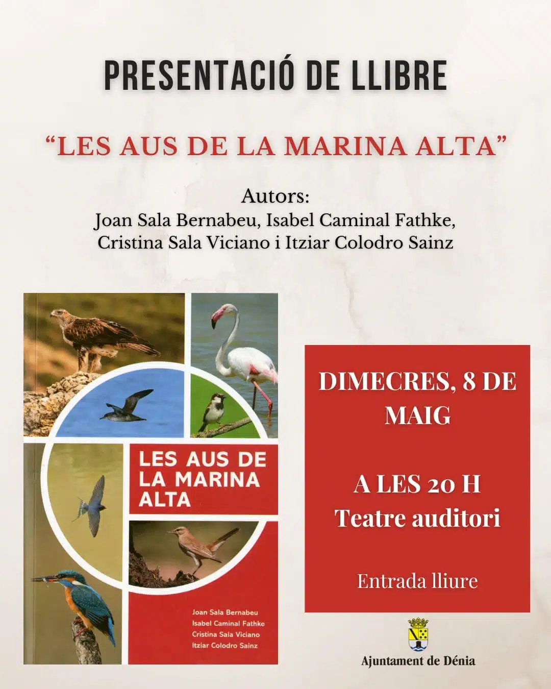 Presentación del libro "LES AUS DE LA MARINA ALTA"