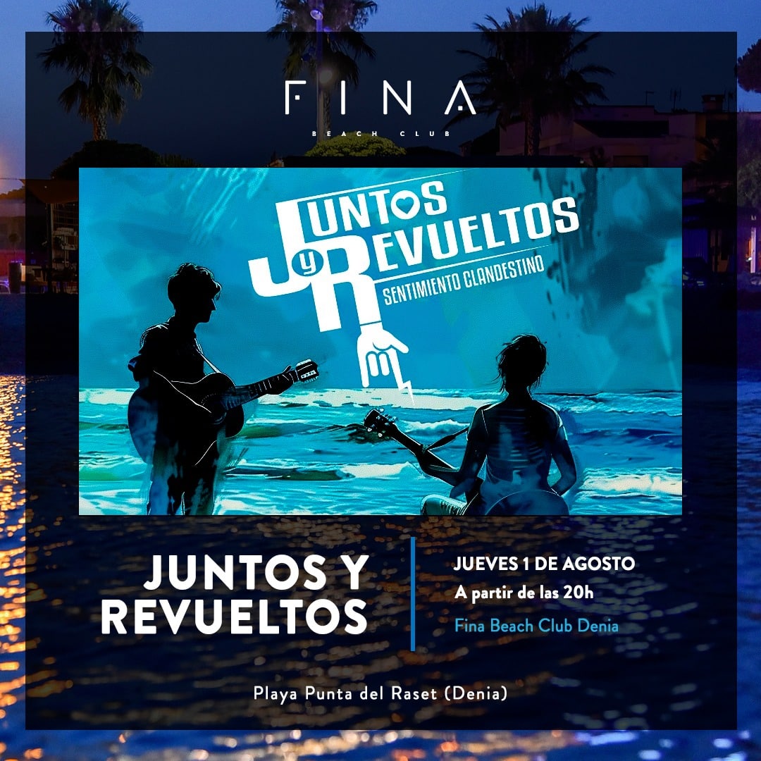 Concierto Juntos y Revueltos en Fina Beach Club