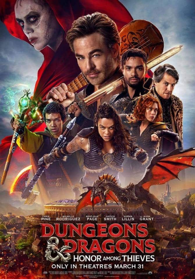 Cartel de Dungeons and Dragons: Honor Among Thieves.