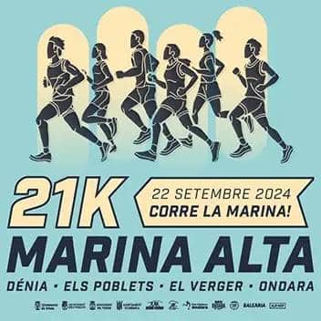 Carrera Marina Alta 21K en septiembre 2024.