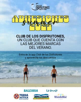 LAS MEJORES MARCAS DE LA TEMPORADA DE VERANO SE UNEN AL CLUB DE LOS DISFRUTONES CON DESCUENTOS Y MUCHOS SORTEOS