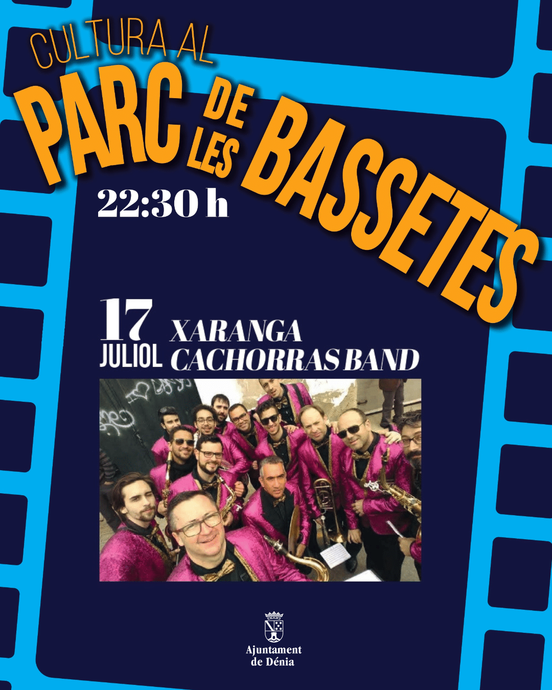 Concierto Xaranga Cachorras Band en Dénia 17 Julio