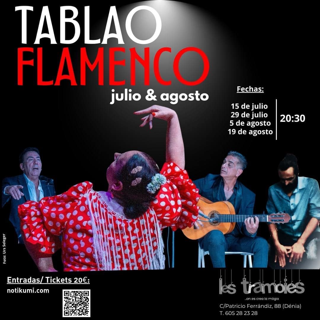 Tablao Flamenco en verano.