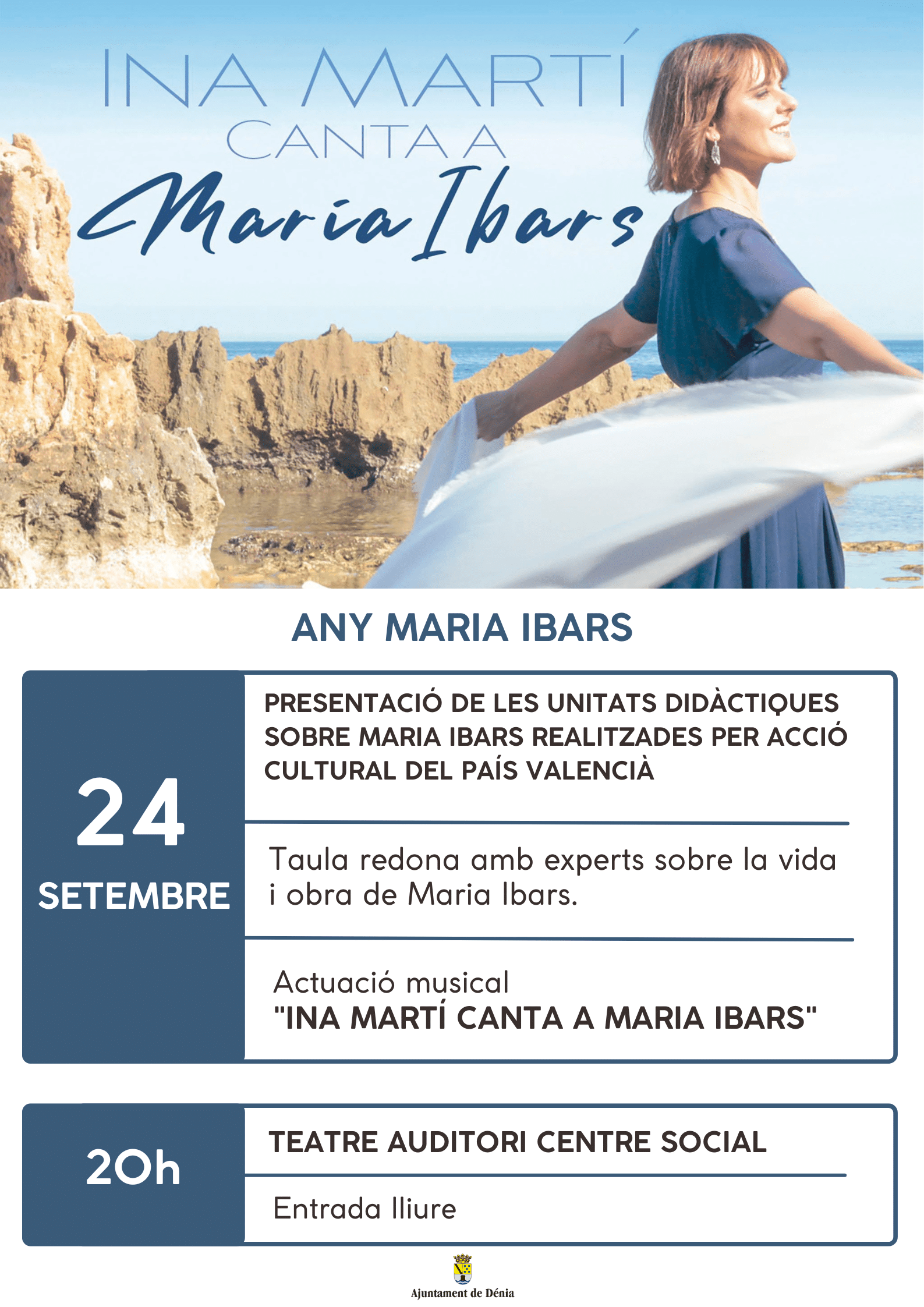 Concierto de Ina Martí en honor a Maria Ibars.