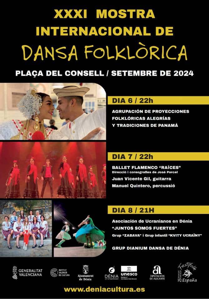 XXXI Mostra Internacional Dansa Folklòrica Dénia 2024