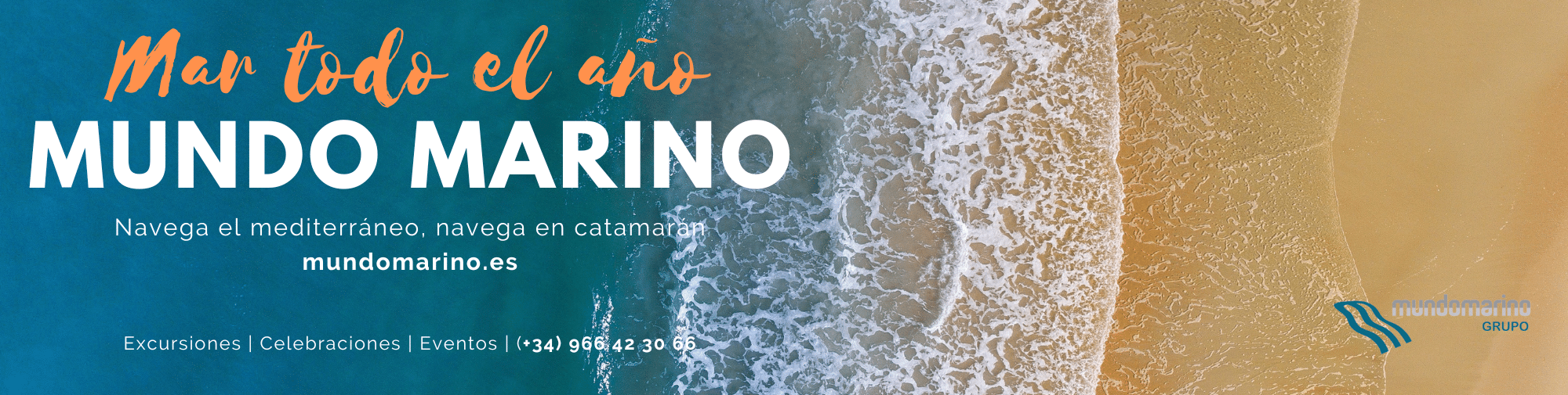 Mundo Marino, excursiones en catamarán Denia