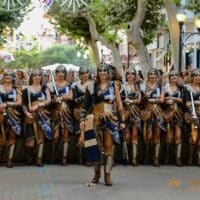 Desfile de guerreras en Dénia