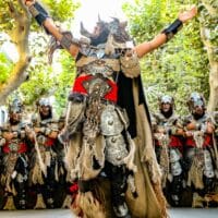 Desfile de Moros y Cristianos en Denia