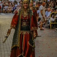 Desfile de Moros y Cristianos en Denia