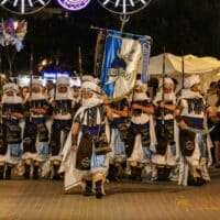 Desfile de moros y cristianos en Denia.