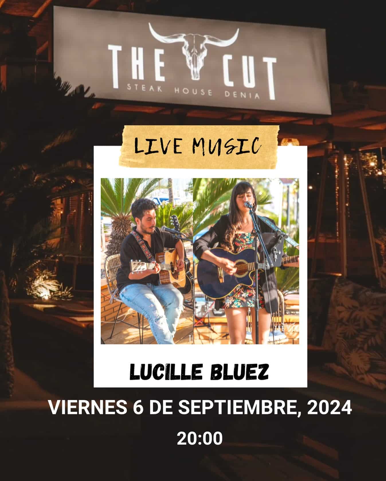 Concierto de Lucille Bluez en The Cut Denia.