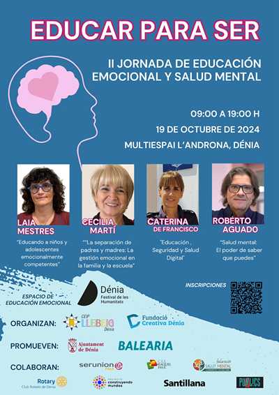 II Jornada de Educación Emocional y Salud Mental en Dénia.